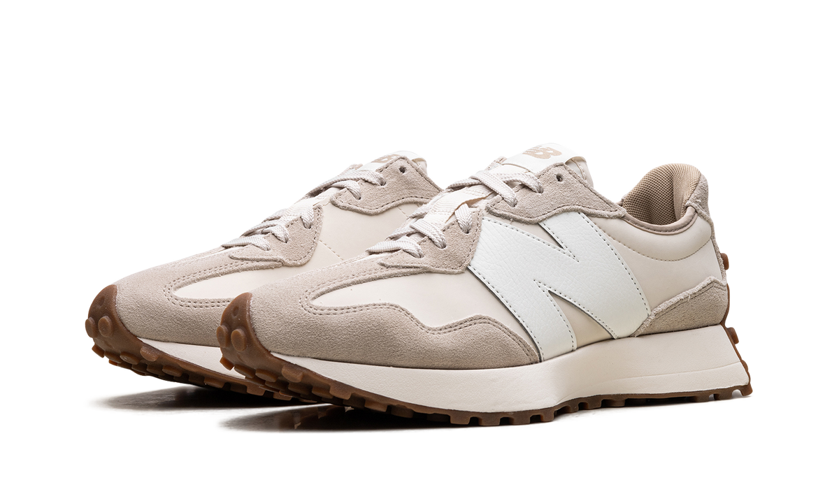 Overkicks - New Balance 327 Oatmeal White (MS327ASL) - vista trasera