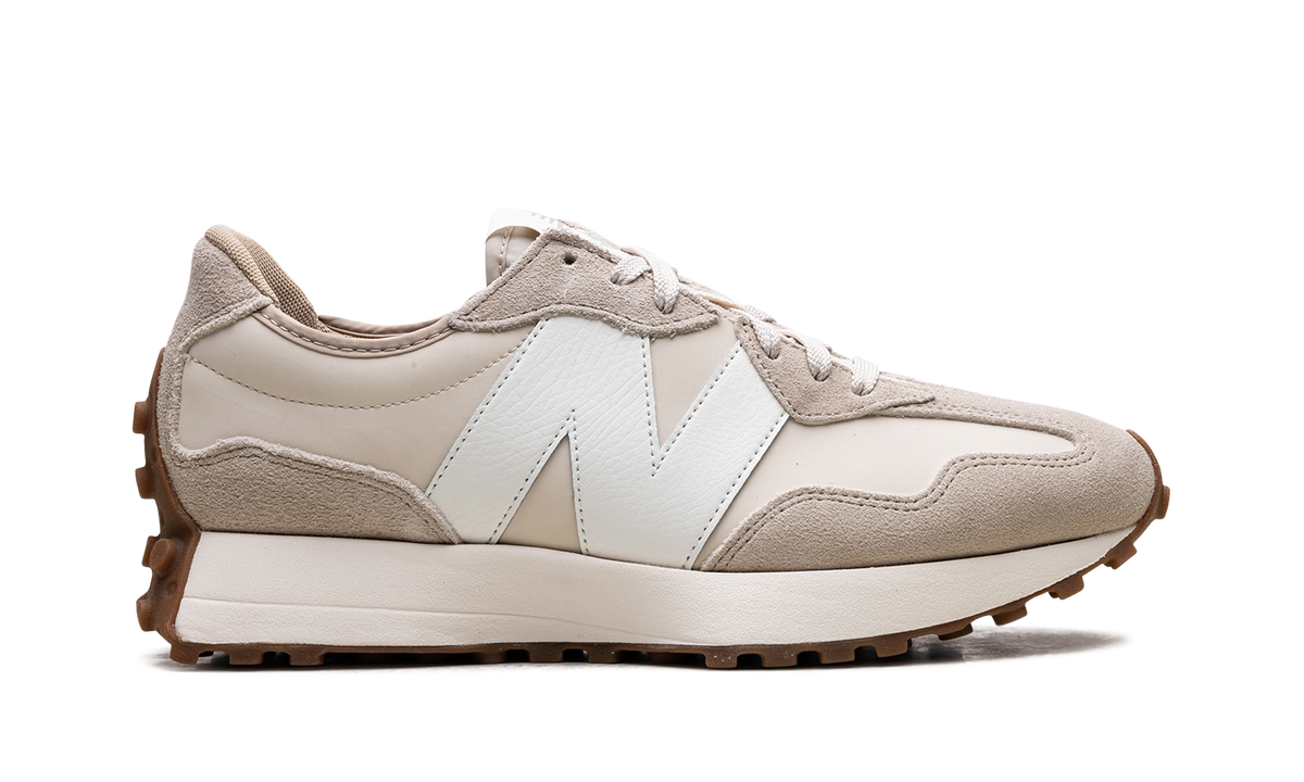 Overkicks - New Balance 327 Oatmeal White (MS327ASL) - detalle talón