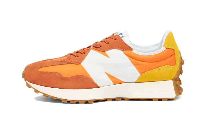 Overkicks - New Balance 327 Orange (MS327CLA) - vista lateral