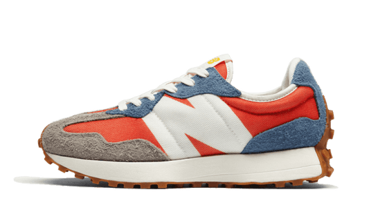 Overkicks - New Balance 327 Red Navy Grey (MS327SFC) - vista lateral