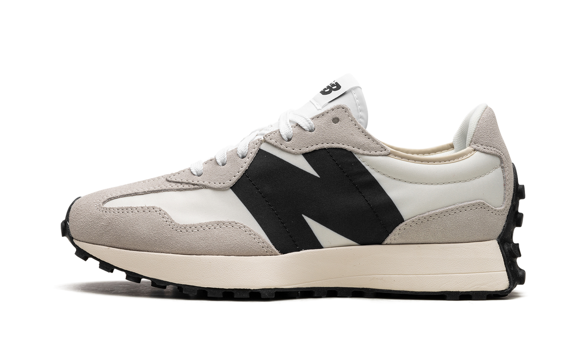 Overkicks - New Balance 327 Sea Salt Black (MS327FE) - vista lateral