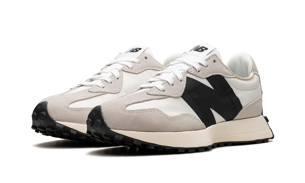Overkicks - New Balance 327 Sea Salt Black (MS327FE) - vista trasera
