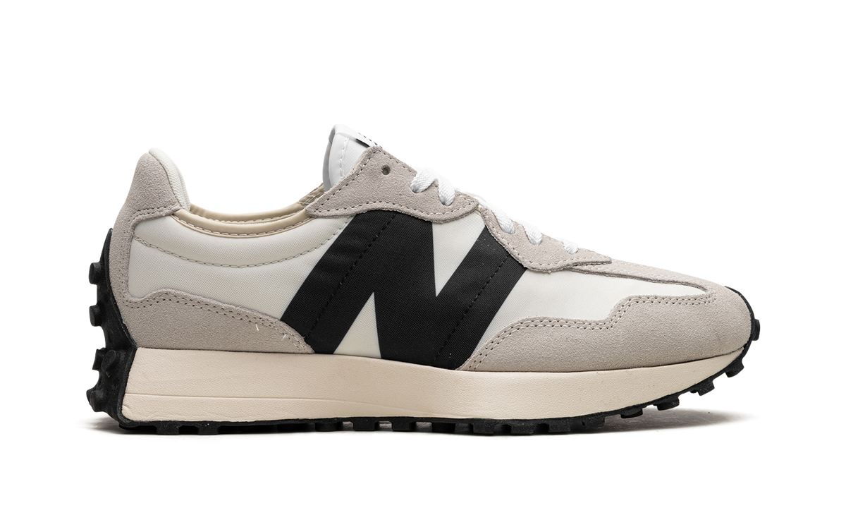 Overkicks - New Balance 327 Sea Salt Black (MS327FE) - detalle talón