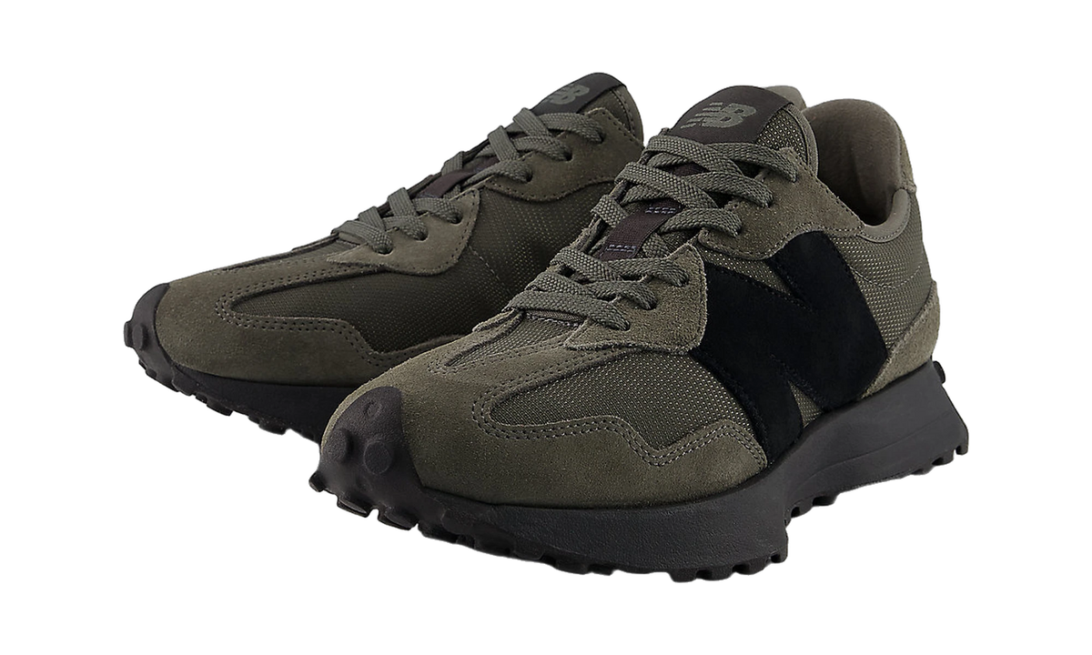 Overkicks - New Balance 327 Tornado Black (U327346) - vista trasera