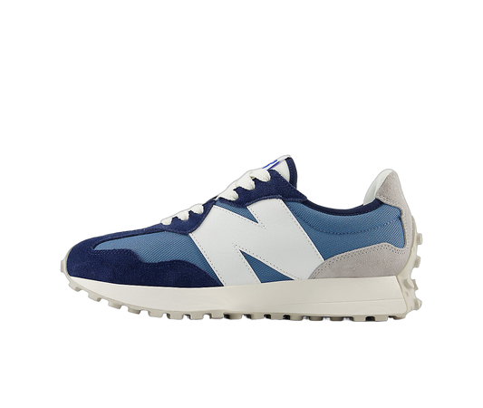Overkicks - New Balance 327 University Blue Navy White (U327CJ) - vista lateral