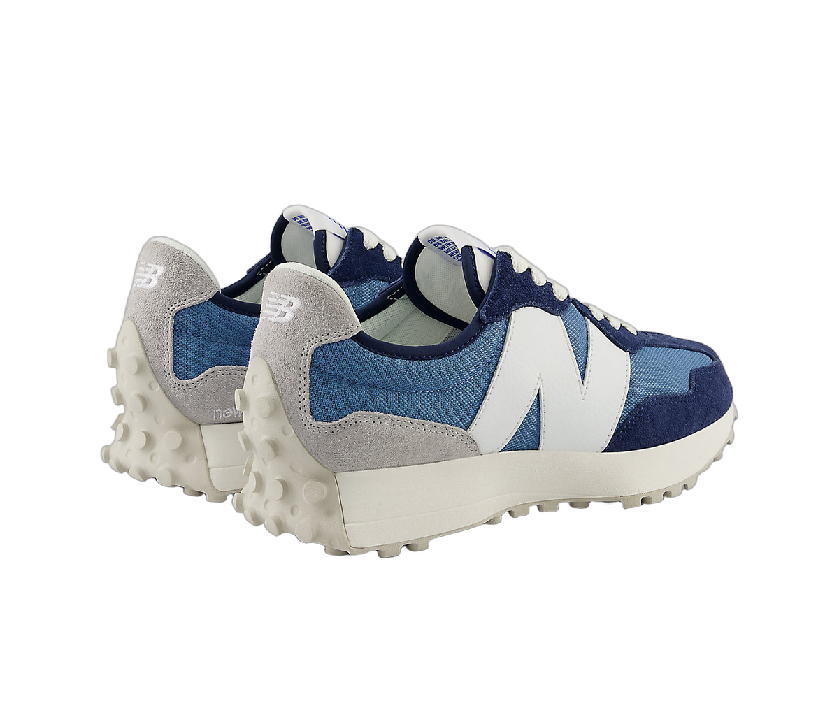 Overkicks - New Balance 327 University Blue Navy White (U327CJ) - par completo