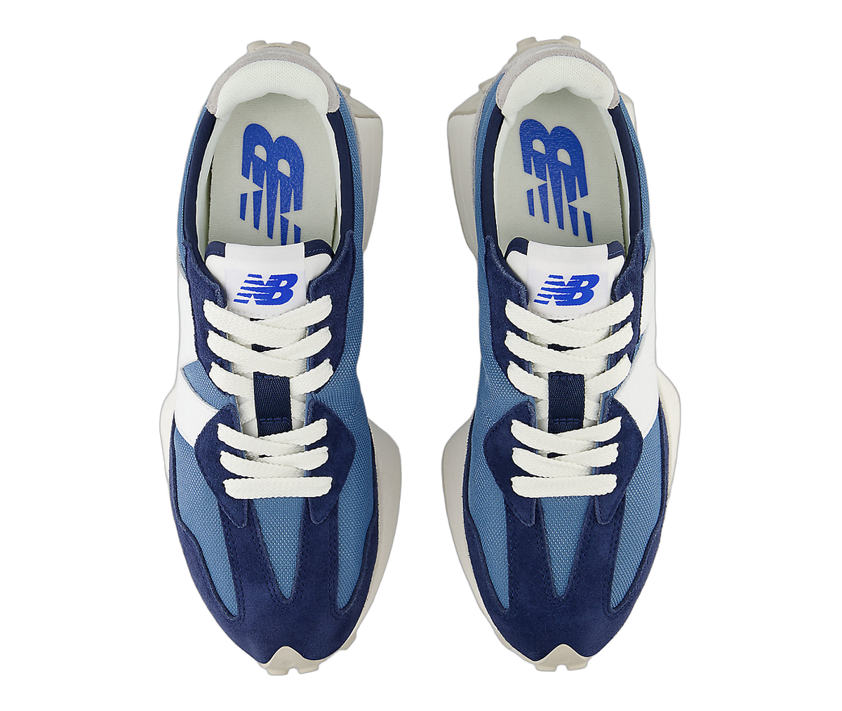 Overkicks - New Balance 327 University Blue Navy White (U327CJ) - detalle suela