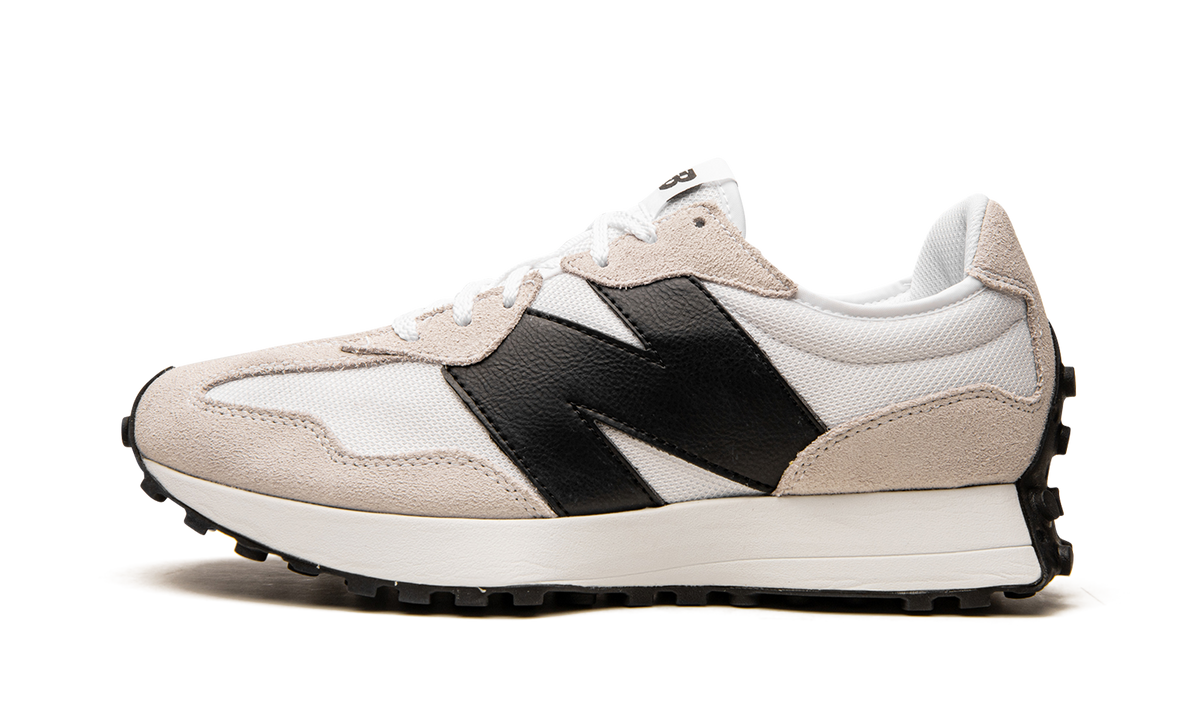 Overkicks - New Balance 327 White Black (MS327CWB) - vista lateral