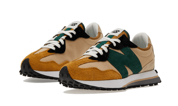 Overkicks - New Balance 327 Workwear Nightwatch Green (MS327DB) - vista trasera