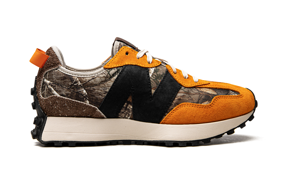 Overkicks - New Balance 327 atmos Realtree (MS327ART) - detalle talón