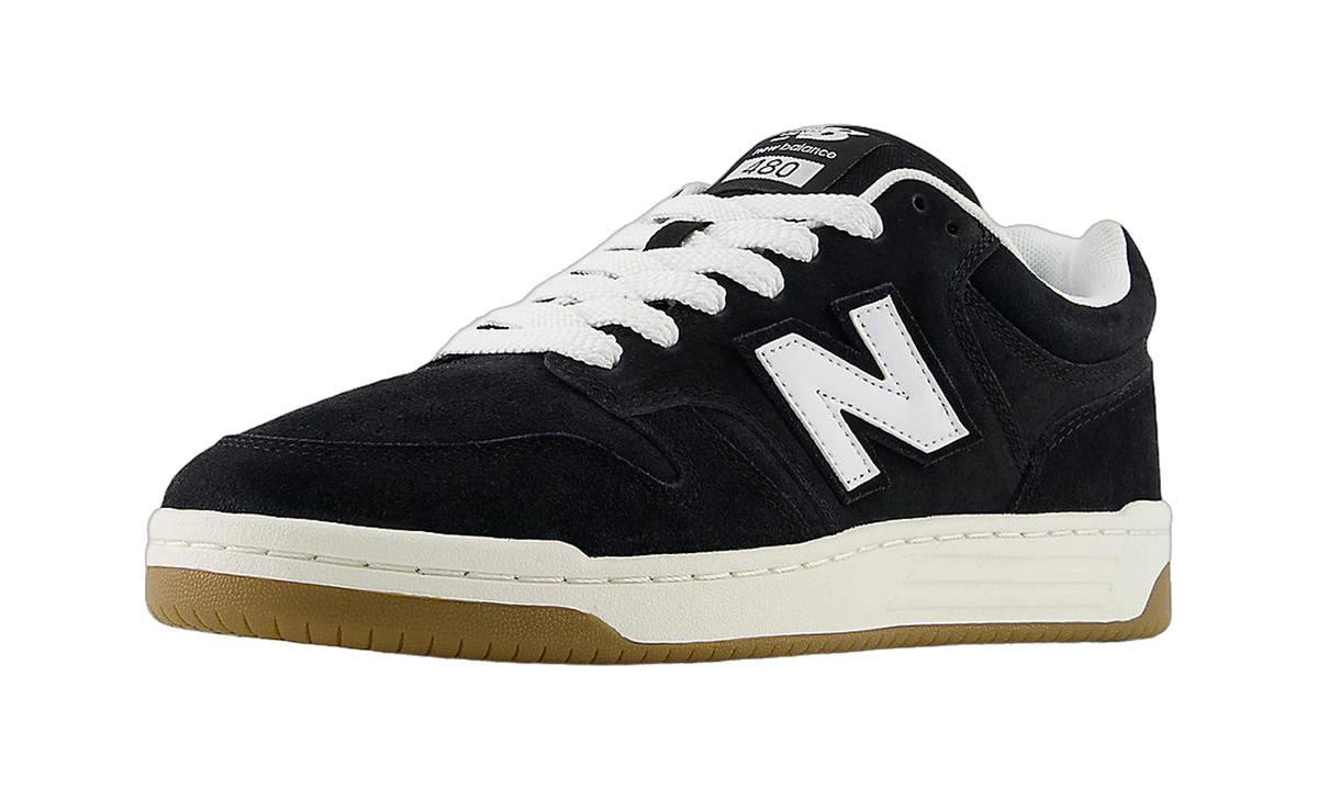 Overkicks - New Balance 480 Black White Gum (BB480PTN) - vista trasera