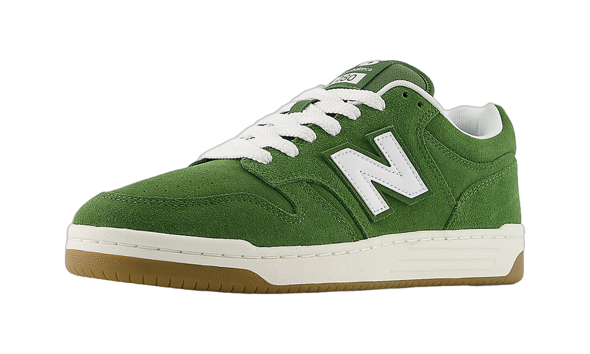 Overkicks - New Balance 480 Dark Olive White (BB480PTG) - vista trasera