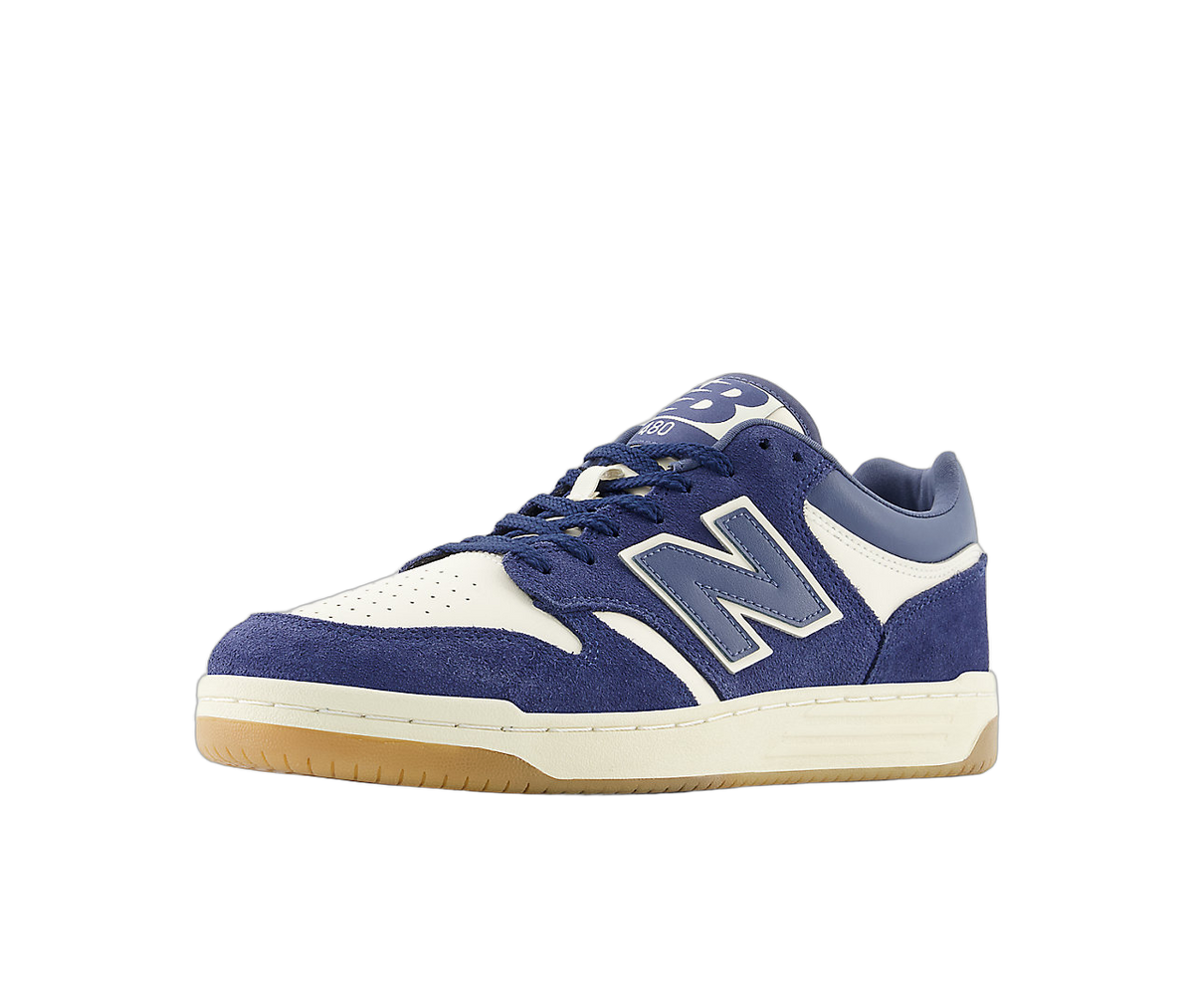 Overkicks - New Balance 480 Navy Linen (BB480LPC) - vista trasera