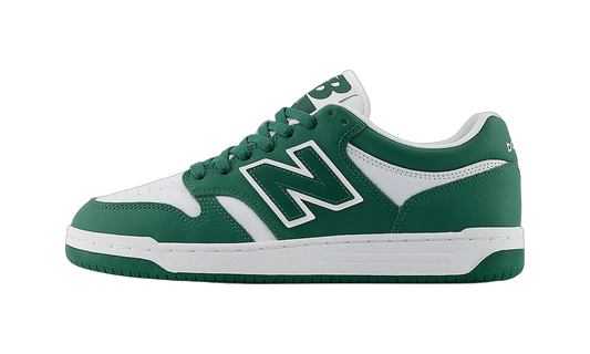Overkicks - New Balance 480 Team Forest Green White (BB480LGH) - vista lateral