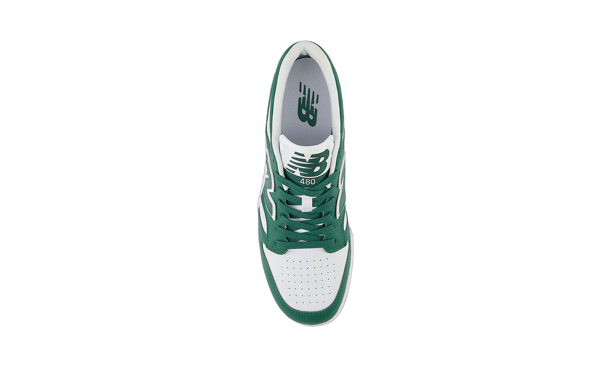 Overkicks - New Balance 480 Team Forest Green White (BB480LGH) - par completo