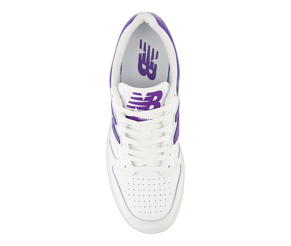 Overkicks - New Balance 480 White Prism Purple (BB480LPB) - par completo
