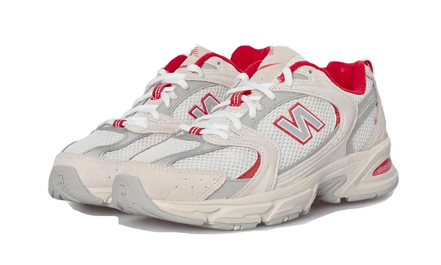 Overkicks - New Balance 530 Beige Red (MR530QB) - vista trasera