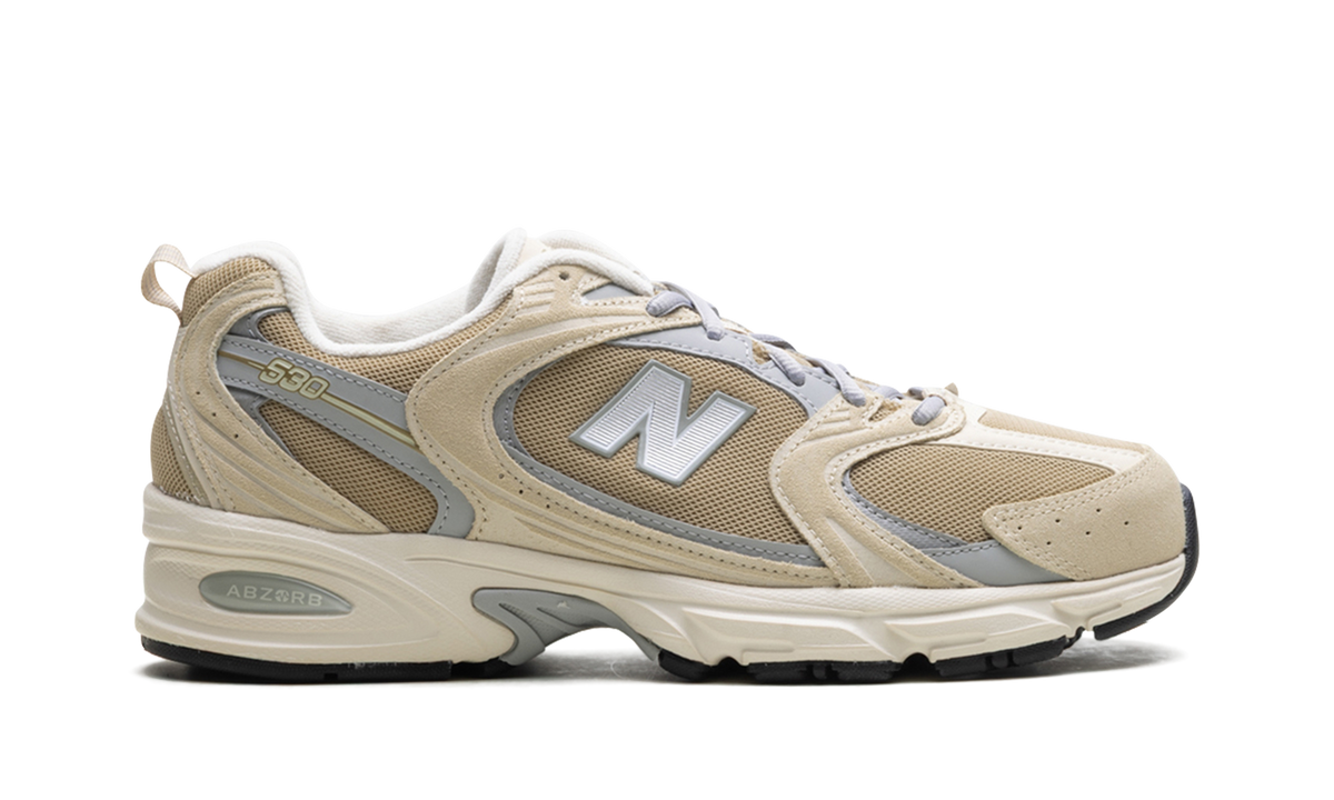Overkicks - New Balance 530 Beige Sand (MR530CP) - detalle talón