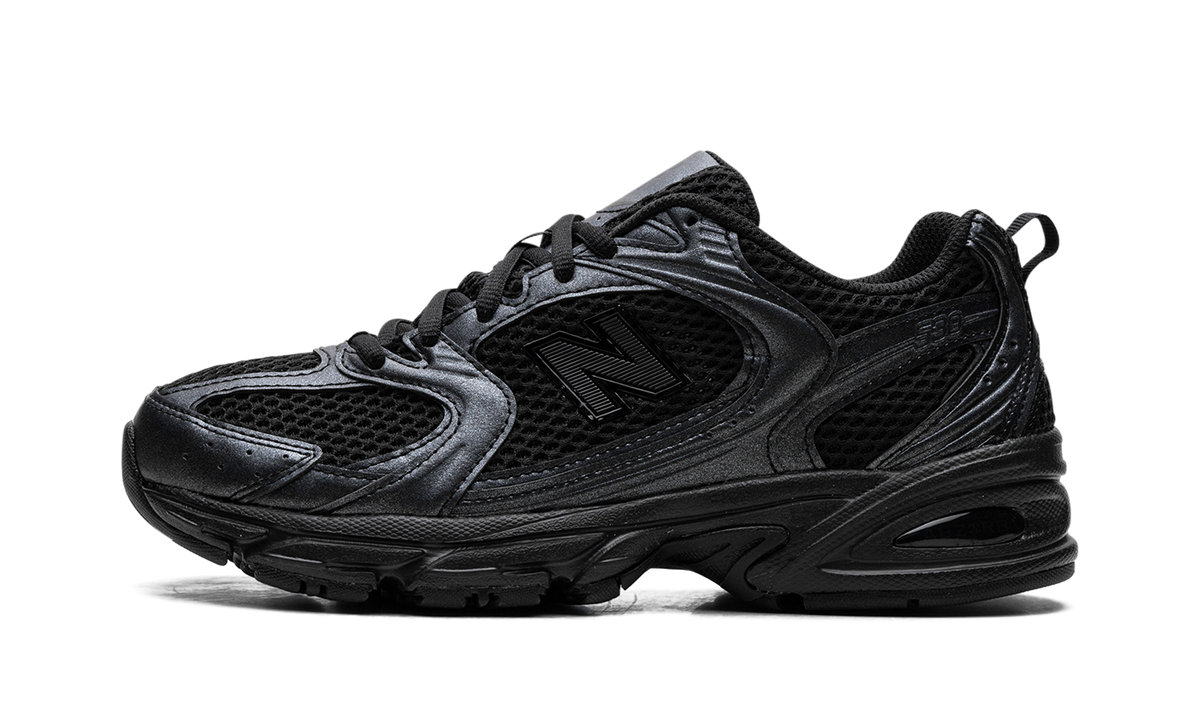 Overkicks - New Balance 530 Black Blue Mist (MR530PB) - vista lateral