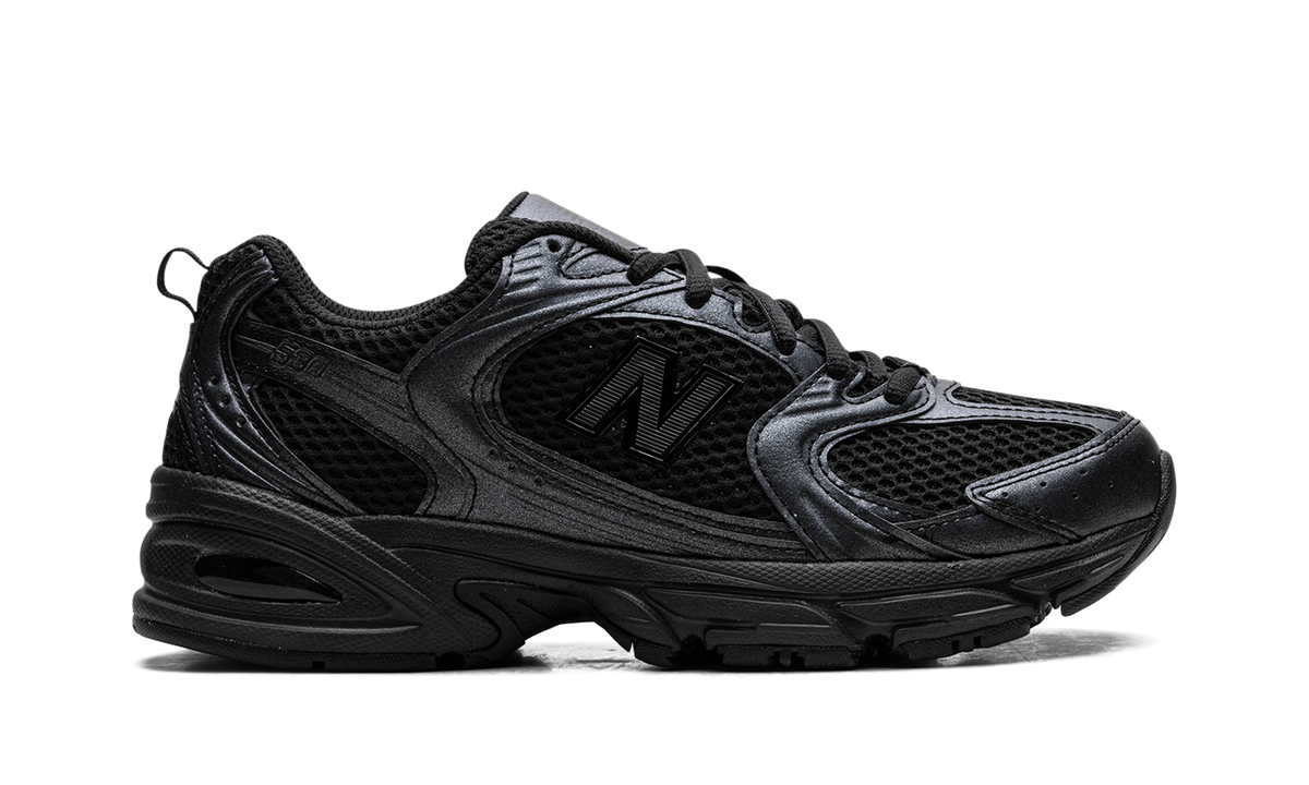 Overkicks - New Balance 530 Black Blue Mist (MR530PB) - detalle talón