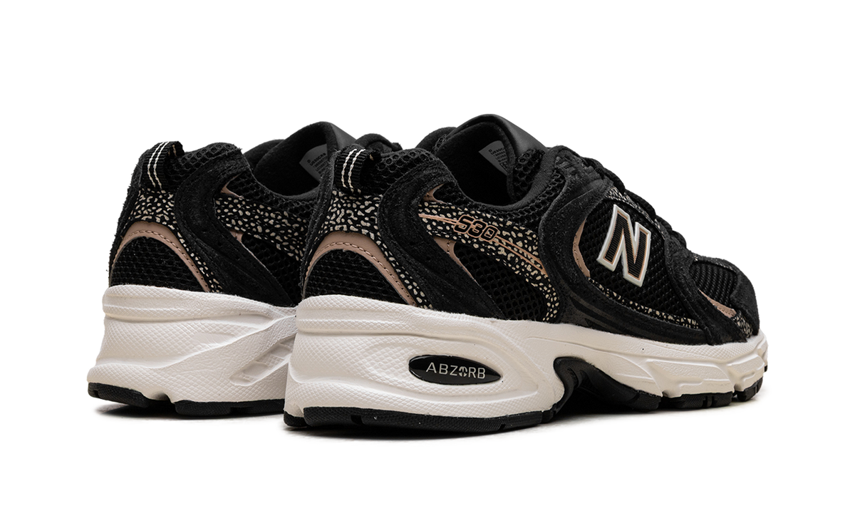 Overkicks - New Balance 530 Black Flat Taupe (U530CRB) - par completo