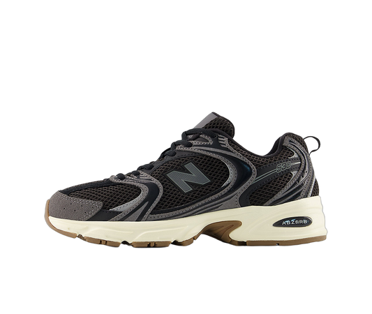 Overkicks - New Balance 530 Black Gum (U5309TN) - vista lateral