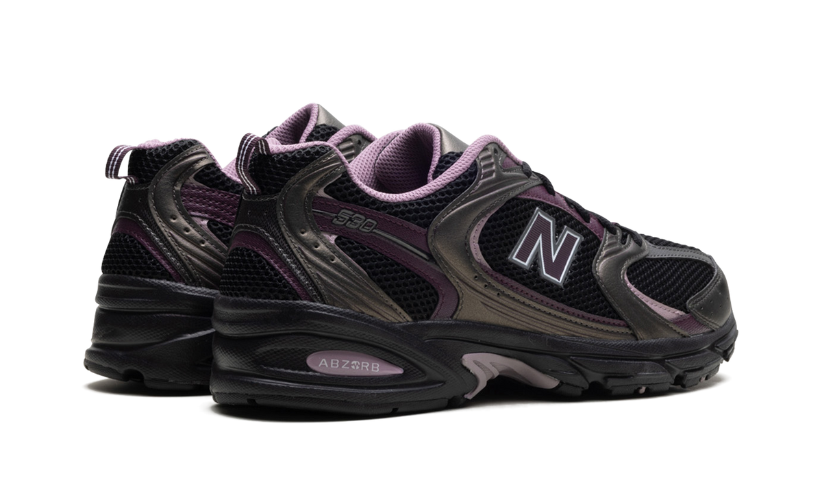 Overkicks - New Balance 530 Black Metallic Plum Brown (MR530ADD) - par completo