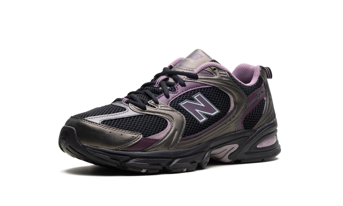 Overkicks - New Balance 530 Black Metallic Plum Brown (MR530ADD) - detalle suela