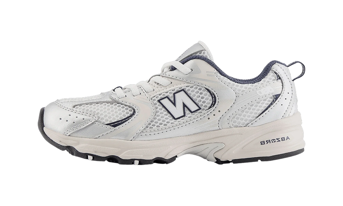 Overkicks - New Balance 530 Bungee Summer Fog Nimbus Cloud Navy (PS) (PZ530KA) - vista lateral