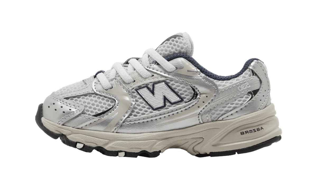 Overkicks - New Balance 530 Bungee Summer Fog Nimbus Cloud Navy (TD) (IZ530KA) - vista lateral