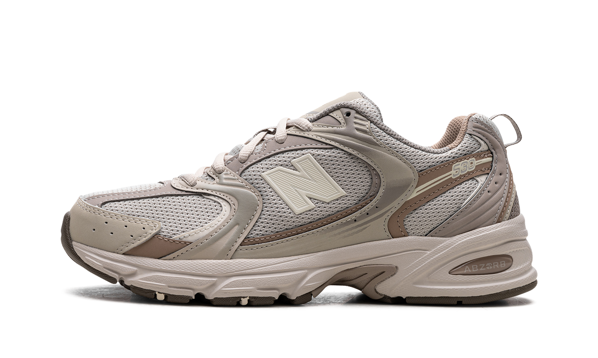 Overkicks - New Balance 530 Cream Beige (MR530KOB) - vista lateral