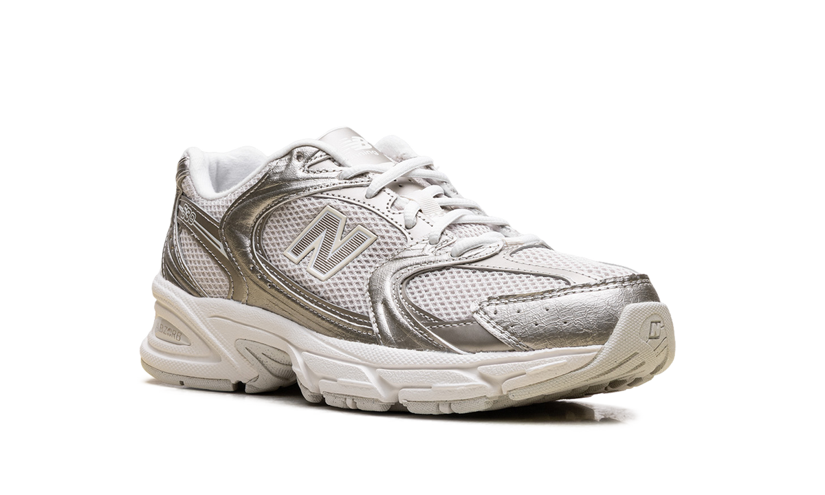Overkicks - New Balance 530 Gold Metalic Linen (U5301Z0) - detalle lateral interior
