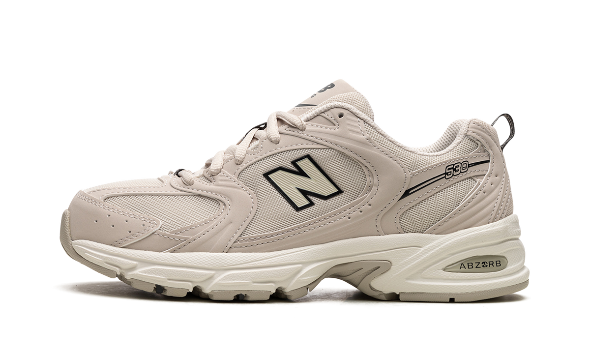 Overkicks - New Balance 530 Ivory (MR530SH) - vista lateral