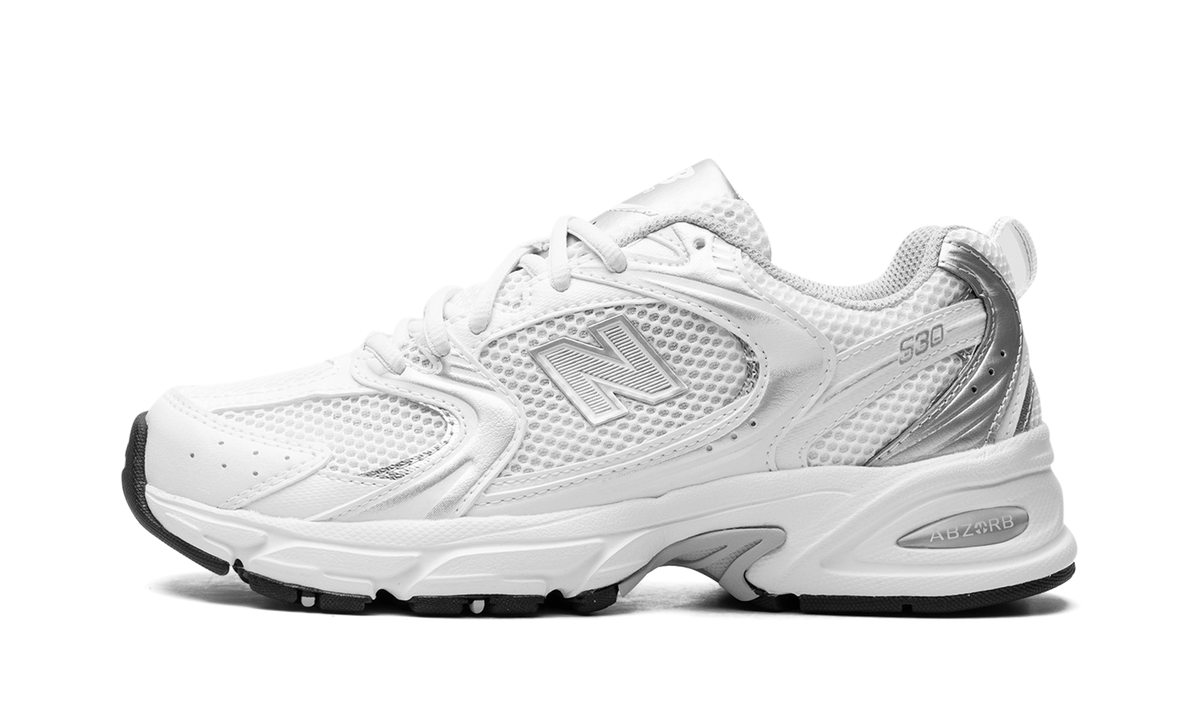 Overkicks - New Balance 530 Munsell White (MR530EMA) - vista lateral