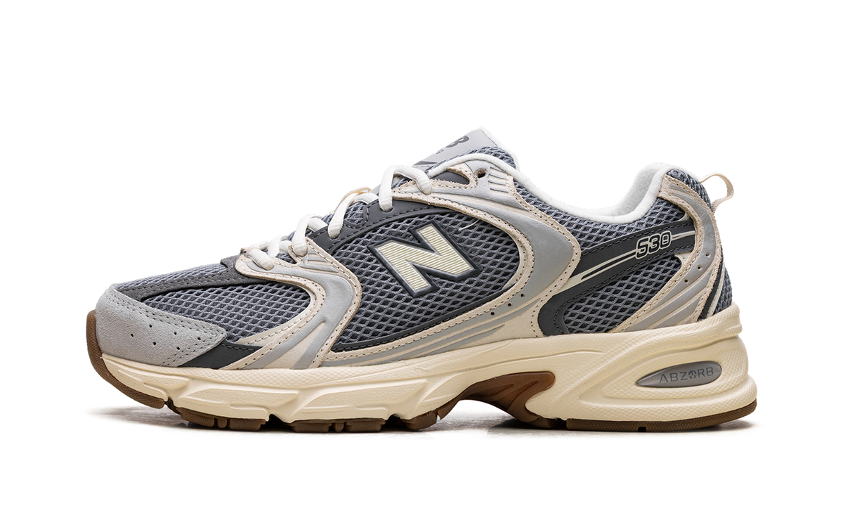 Overkicks - New Balance 530 Rain Cloud Castlerock Gum (U530SUB) - vista lateral