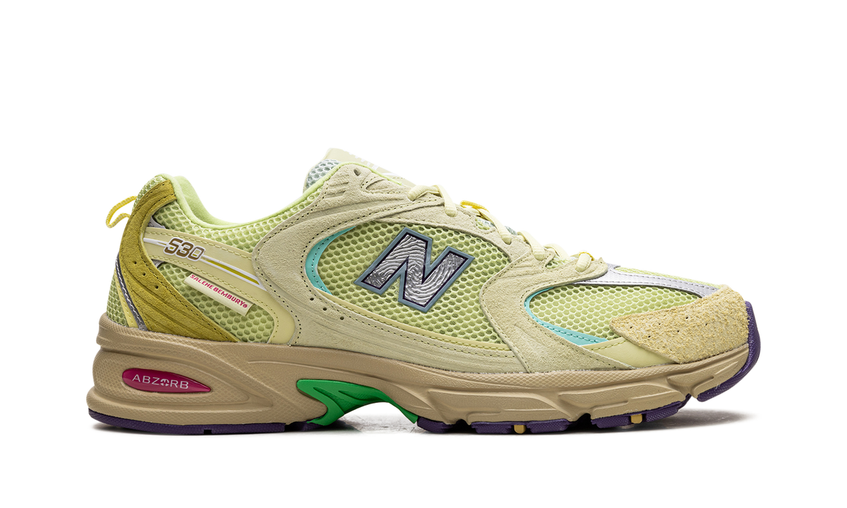 Overkicks - New Balance 530 Salehe Bembury Prosperity Be The Prize (MR530PR) - detalle talón