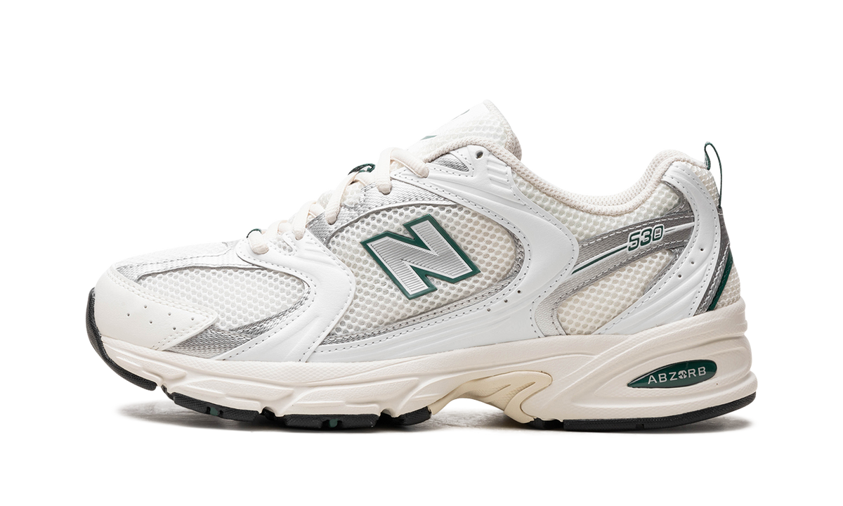 Overkicks - New Balance 530 Sea Salt Marsh Green (MR530SX) - vista lateral