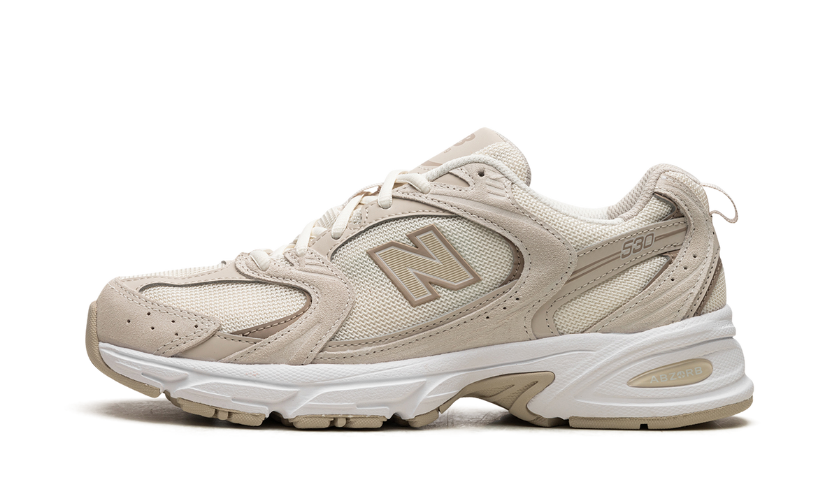Overkicks - New Balance 530 Sea Salt Moonbeam (MR530OW) - vista lateral