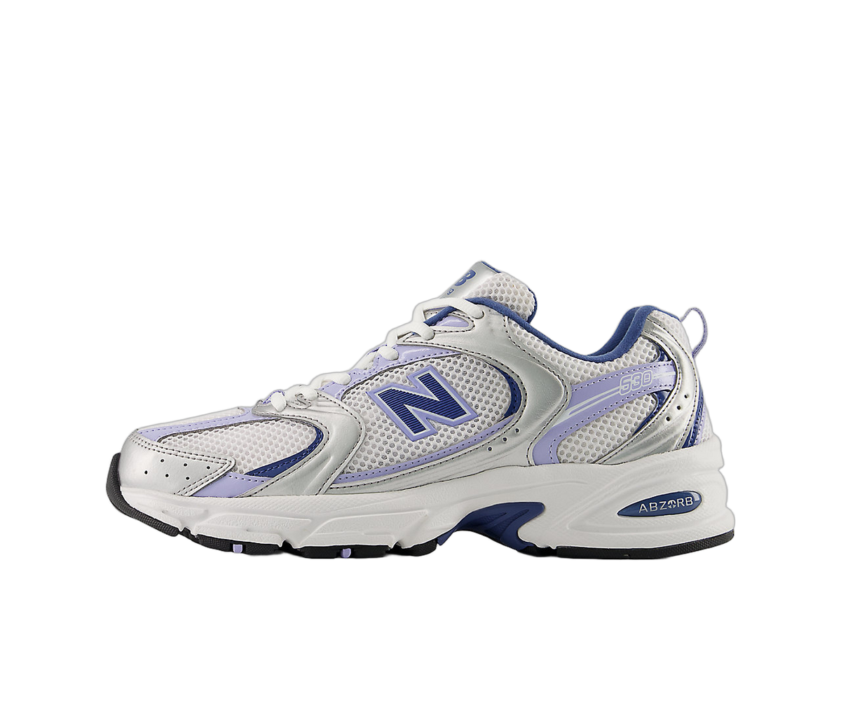 Overkicks - New Balance 530 Silver Metalic Magic Blue (U53052N) - vista lateral