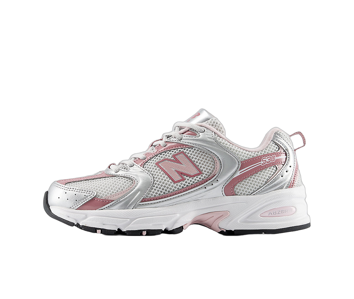 Overkicks - New Balance 530 Silver Metalic Rosewood (U53022Q) - vista lateral