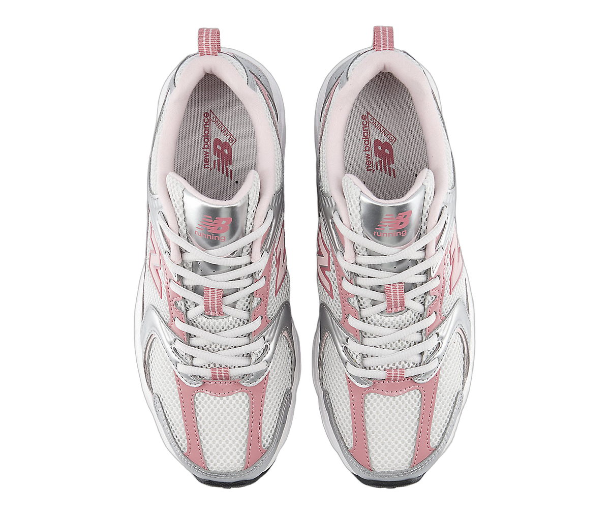 Overkicks - New Balance 530 Silver Metalic Rosewood (U53022Q) - par completo