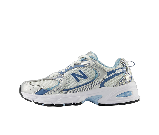 Overkicks - New Balance 530 Silver Metallic Heron Blue (MR530ADA) - vista lateral