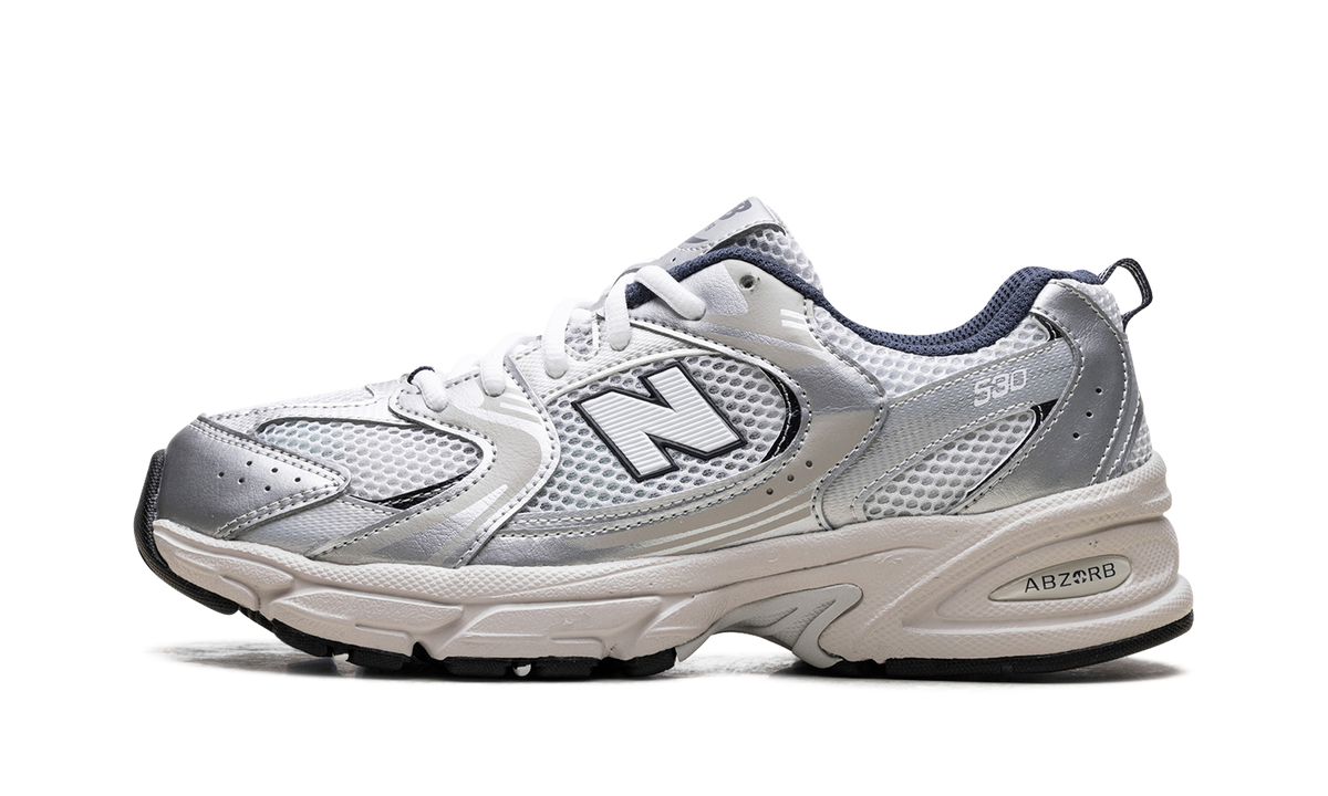 Overkicks - New Balance 530 Summer Fog Navy (GS) (GR530KA) - vista lateral