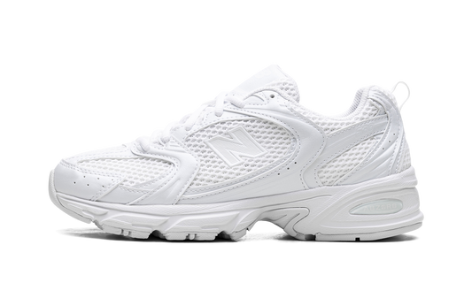 Overkicks - New Balance 530 Triple White (MR530PA) - vista lateral