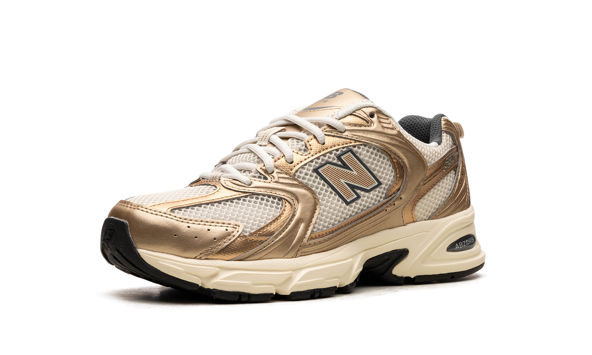 Overkicks - New Balance 530 Turtledove Gold Metallic (MR530LA) - detalle suela