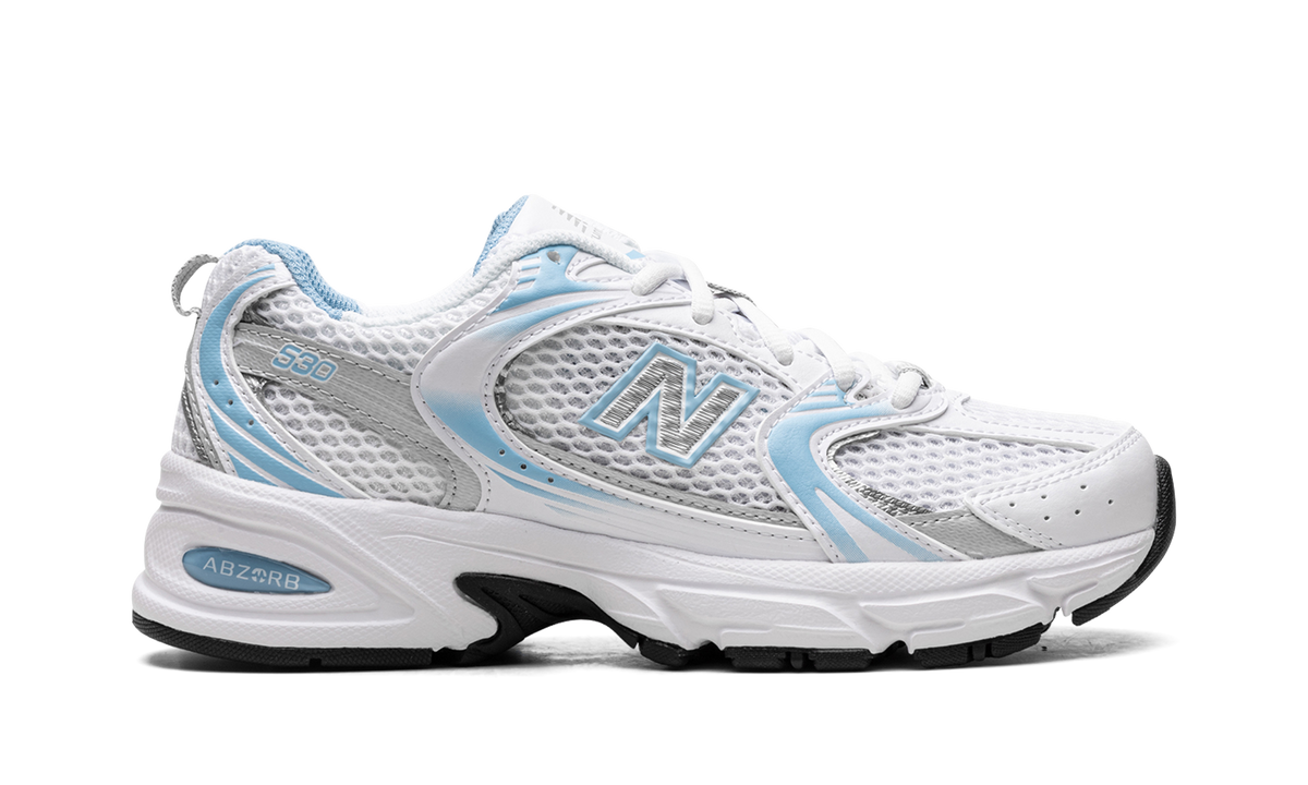 Overkicks - New Balance 530 White Blue Haze (MR530BB) - detalle talón