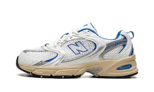 Overkicks - New Balance 530 White Blue Oasis (MR530EA) - vista lateral