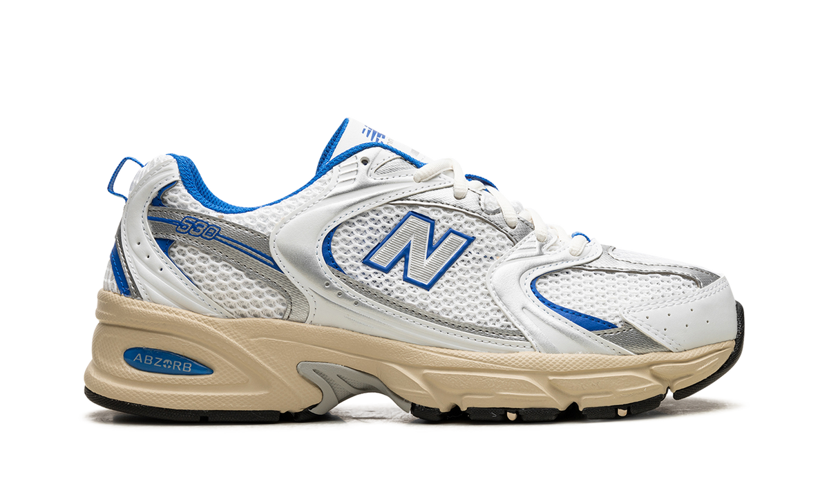 Overkicks - New Balance 530 White Blue Oasis (MR530EA) - detalle talón