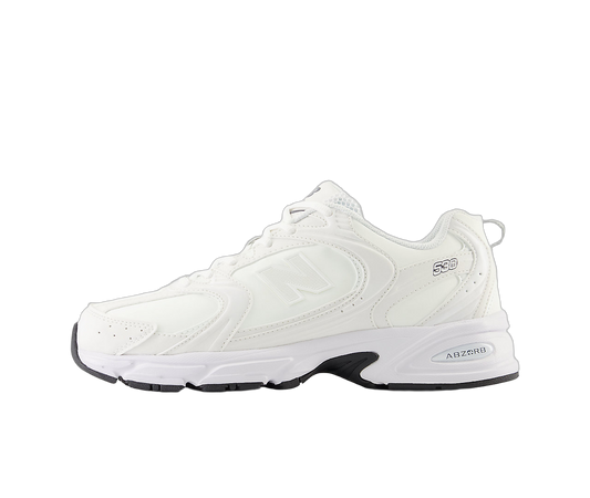 Overkicks - New Balance 530 White Castlerock (MR530NW) - vista lateral