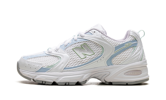 Overkicks - New Balance 530 White Light Chrome Blue Clay Ash (MR530PC) - vista lateral
